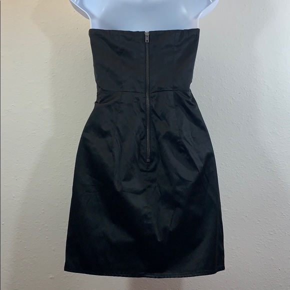 5 for 20 H&M strapless color block marble mini dress - Picture 3 of 9